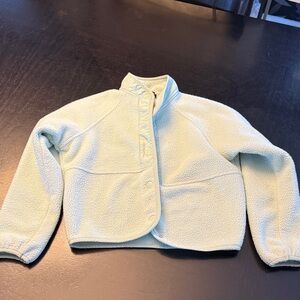Kids Mint Green Cream Jacket